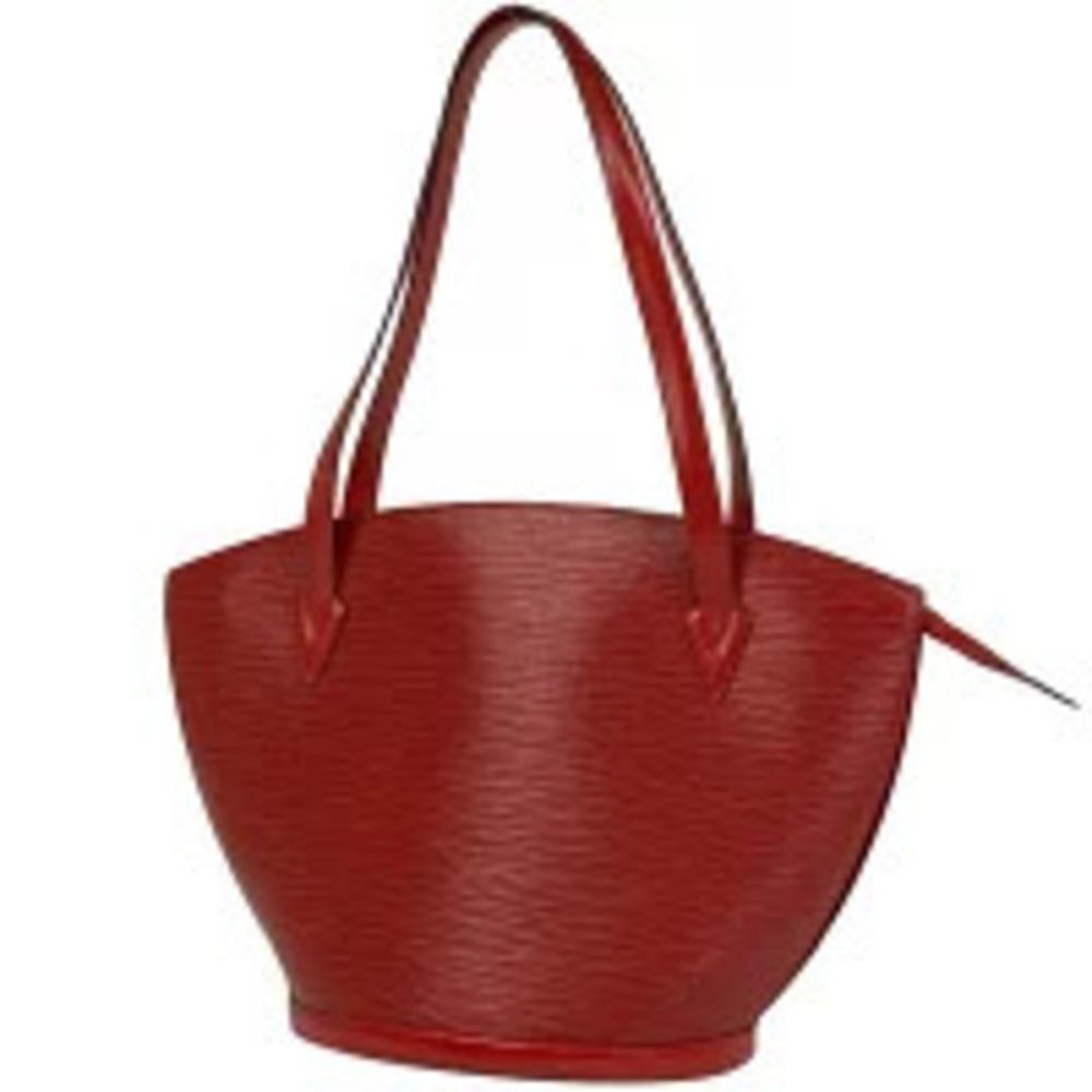 Louis Vuitton Saint Jacques Shopping Shoulder Bag Tote Epi Castilian Red